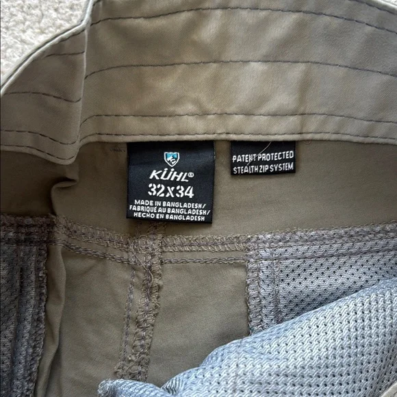 KUHL Men's Olive Cargo Pants - Picture 2 of 8